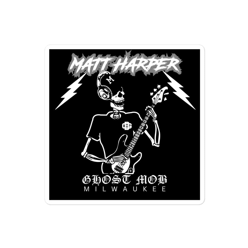 Matt Harper Ghost Mob Sticker